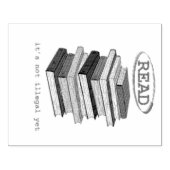 Lees, het is nog niet illegaal 	rubberstempel (Afrduk)