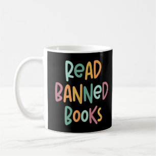 Lees het T-Shirt exemplaar van de verboden Boeken Koffiemok