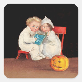 Lees het verhaal van de Scène Vierkante Sticker