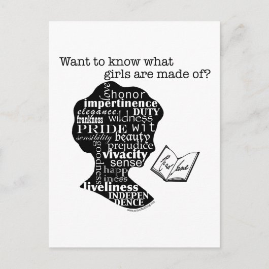 Lees Jane Austen Briefkaart (Voorkant)