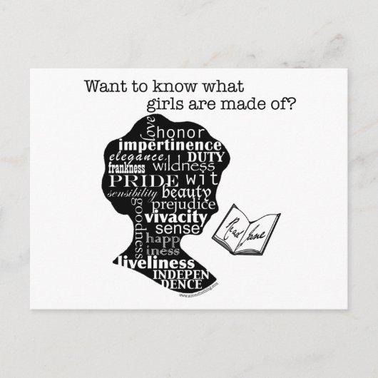 Lees Jane Austen Briefkaart (Voorkant)