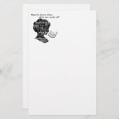 Lees Jane Austen Briefpapier (Voorkant / Achterkant)