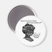 Lees Jane Austen Magneet (Voorkant / Achterkant)