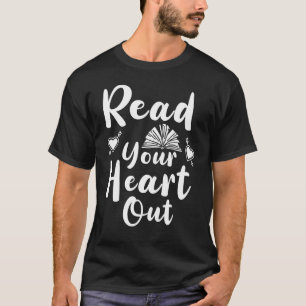 Lees je hart uit Boek Quote 3 T-shirt
