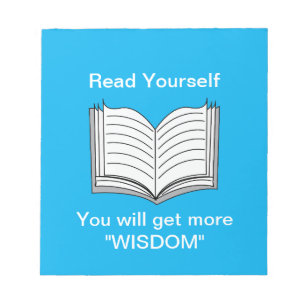 Lees Jezelf Inspirerende Spreuk Notitieblok