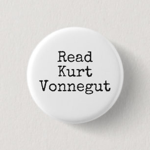 Lees Kurt Vonnegut Ronde Button 3,2 Cm