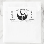 Lee's Martial Arts Sticker (Tas)
