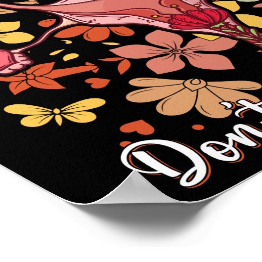 Lees me niet aan als feministe Pro Choice Poster (Hoek)