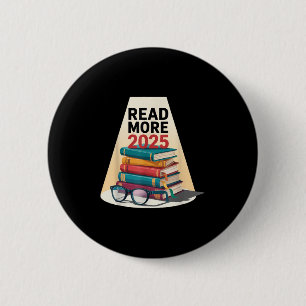 Lees meer 2025 Boekenliefhebber lezen Challenge Gi Ronde Button 5,7 Cm