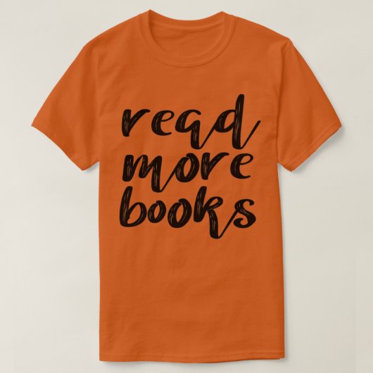 Lees meer boeken 1 t-shirt (Design voorkant)
