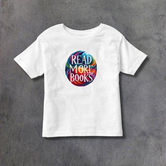 Lees Meer Boeken Alsjeblieft! Kleurrijk Kinder Shirts