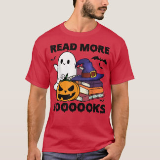 Lees meer boeken Boo Librarian English Teacher Hal T-shirt