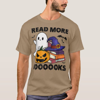 Lees meer boeken Boo Librarian English Teacher Hal T-shirt