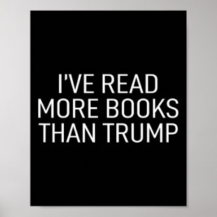 Lees meer boeken dan Trump Poster