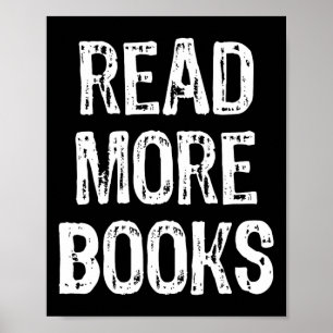 Lees meer Boeken Lezer Lovers Gift Kerstmis Poster