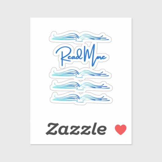 Lees Meer Sticker (Vel)