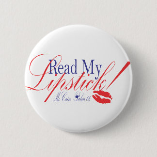 Lees mijn lipstick Pin Ronde Button 5,7 Cm