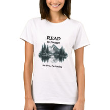 Lees om te Ontsnappen – Niet Nu Ik Lees T-shirt