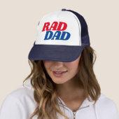 Lees papa Quote voor papa's Eenvoudige honkbal tru Trucker Pet (In situ)