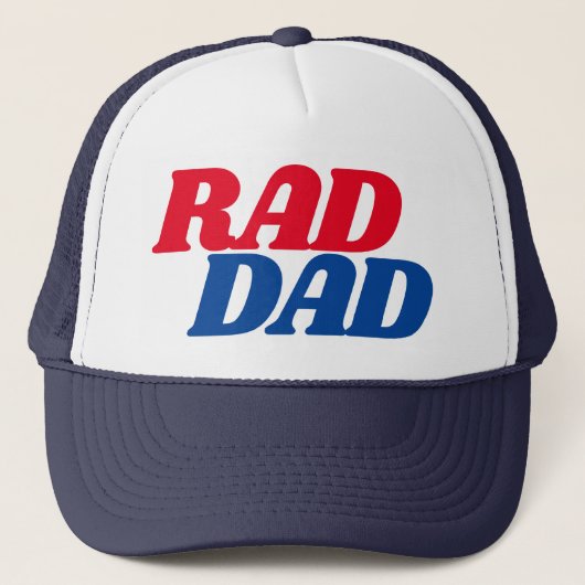 Lees papa Quote voor papa's Eenvoudige honkbal tru Trucker Pet (Voorkant)