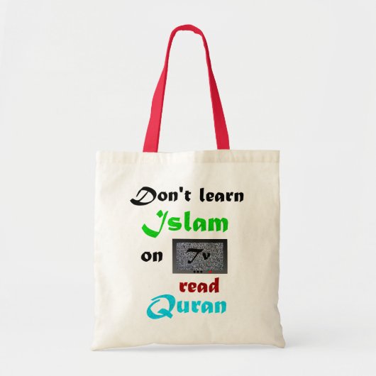 Lees Quran voor het leren van de islam Tote Bag (Voorkant)