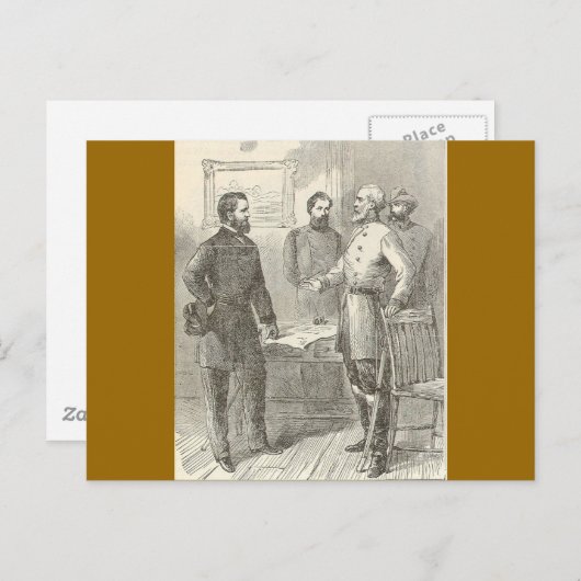 Lee's Surrender Briefkaart (Voorkant / Achterkant)