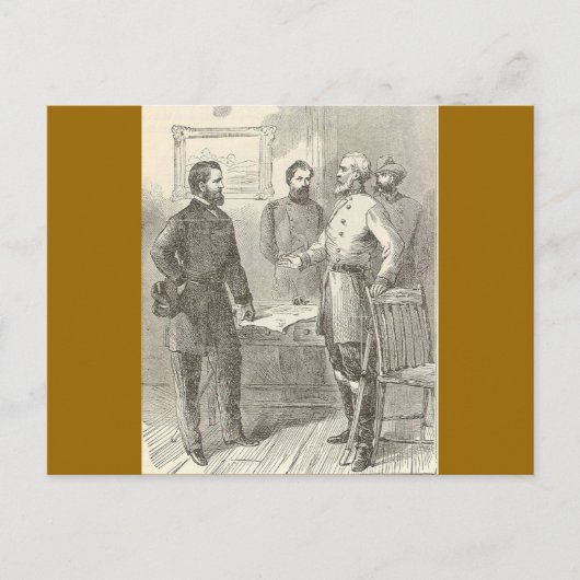 Lee's Surrender Briefkaart (Voorkant)