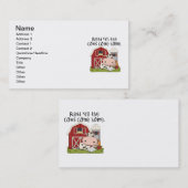 Lees 'til de Koeien naar huis komen Visitekaartje (Voorkant / Achterkant)