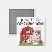 Lees 'totdat de Koeien thuiskomen Magneet (Voorkant / Achterkant)
