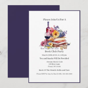 Lees tussen de wijnen, boekenclub kaart