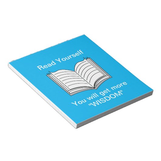 Lees uw eigen Inspirerend prijsopgave Notitieblok (Schuin)