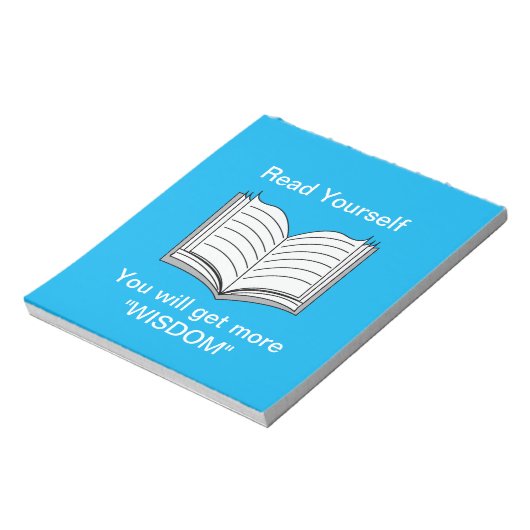 Lees uw eigen Inspirerend prijsopgave Notitieblok (Gedraaid)