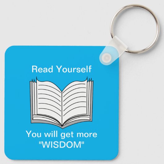 Lees uw eigen Inspirerend prijsopgave Sleutelhanger (Achterkant)