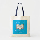 Lees uw eigen Inspirerend prijsopgave Tote Bag (Voorkant)