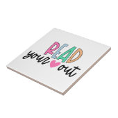 Lees uw hartverwarmingstoestel uit voor leraar vro tegeltje (Zijkant)