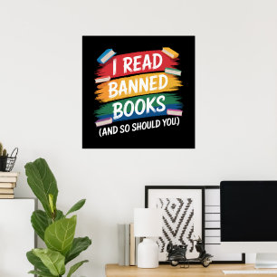 lees verboden boeken bibliothecaris week poster