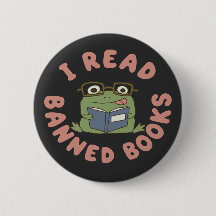 Lees Verboden Boeken Grappige Kikker Leest