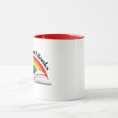 Lees verboden boeken Rainbow Mok (Midden)