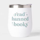 Lees verboden boeken Retro belettering (Links)