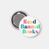 Lees verboden boeken Typografie Magneet (Voorkant / Achterkant)
