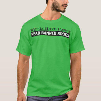 Lees Verboden Boeken Woorden hebben macht T-shirt