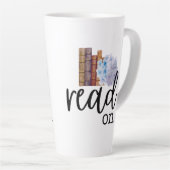 Lees verder (met Hydrangeas) Latte Mok (Rechterhoek)