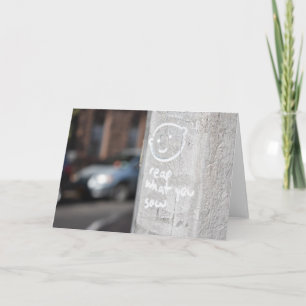 Lees wat je New York City Graffiti foto NYC ziet Kaart