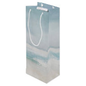 Lees wijn en zanddollar wijn cadeautas (Achterkant Gekanteld)