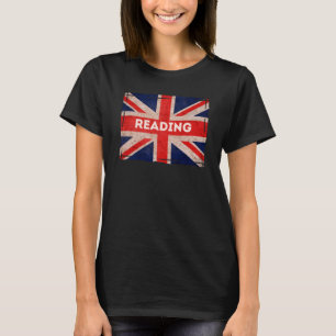 Leesafdruk Flag Berkshire Town Born Bred T-shirt