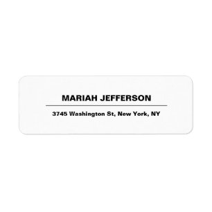 Leesbaar Bold Elegant Minimaal Modern Professionee Etiket