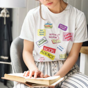 Leesbibliotheekboek voor lid van de boekenclub t-shirt