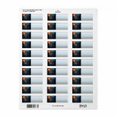 Leesboek vrouw in regen etiket (Full Sheet)