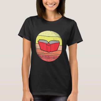 Leesboek - Zonnelezer Reader Retro T-shirt