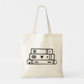 Leesboekoverloop Tote Bag (Achterkant)